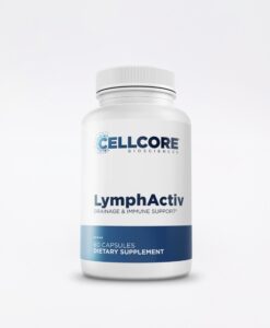 CellCore LymphActiv offers a powerful blend of herbs to support the body’s natural detoxification processes and lymphatic motion needed to support drainage.