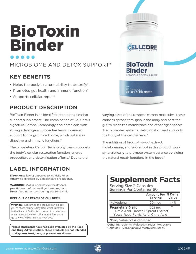 CellCore BioToxin Binder Juneva Health