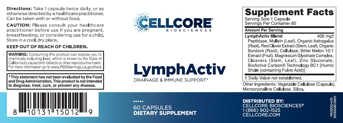 CellCore LymphActiv offers a powerful blend of herbs to support the body’s natural detoxification processes and lymphatic motion needed to support drainage.