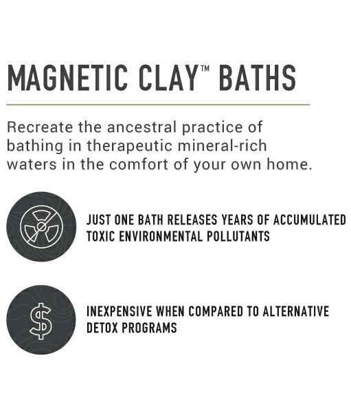 Magnetic Bentonite Clay Detox Bath Sodium Bentonite, Calcium Bentonite, &  Himalayan Salt Healing Clay to Remove Environmental Toxins for a Whole Body  Detox Health & Beauty Clay by Enviromedica 4.62 Pound (Pack