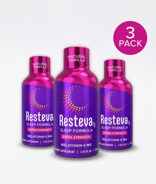 Resteva Rx Sleep - most effective sleep formula available, promoting relaxing sleep onset, deeper and more rejuvenating sleep.