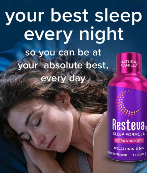 Resteva Rx Sleep - most effective sleep formula available, promoting relaxing sleep onset, deeper and more rejuvenating sleep.